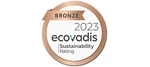 Circular award showing 2023 ecovadis bronze award